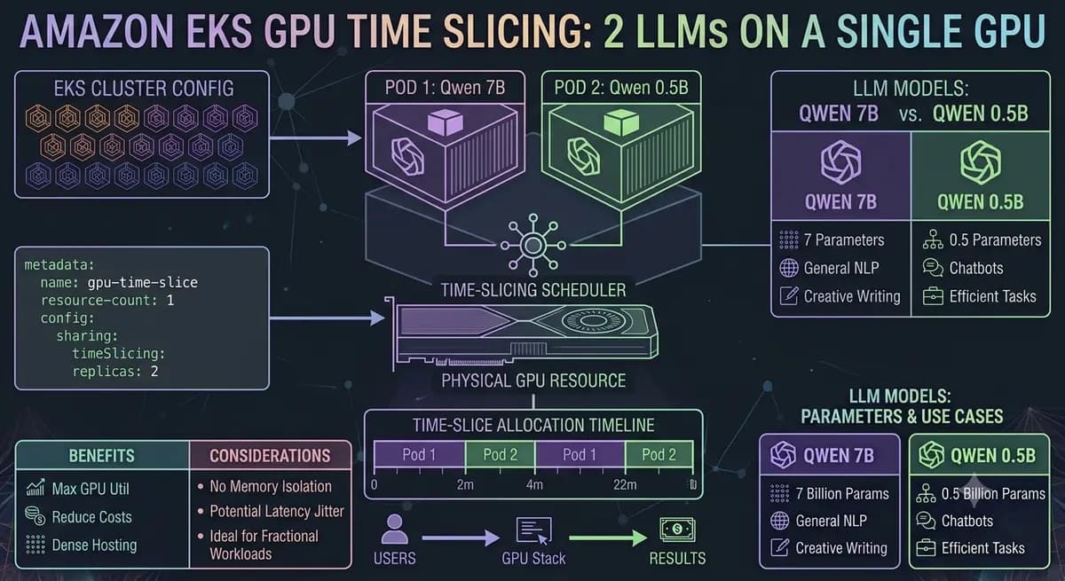 One GPU, Two LLMs